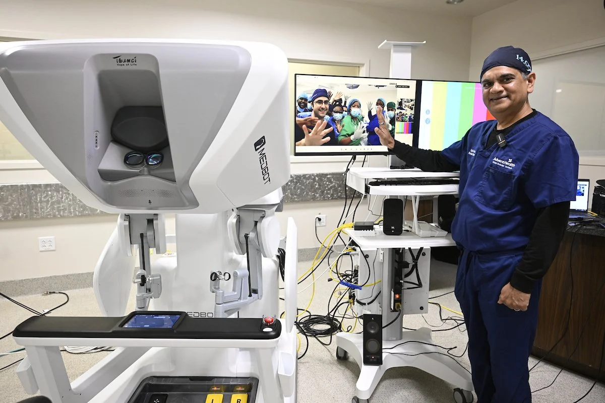 Dr. Vipul Patel, IPCF founder, completes a historic remote